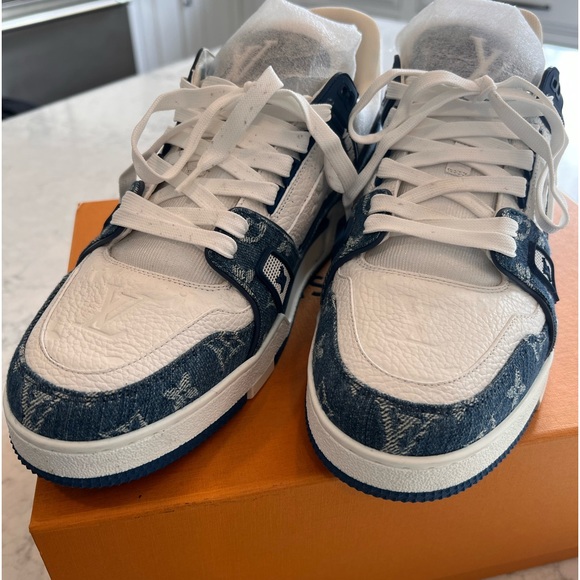 Louis Vuitton Trainer Monogram Denim - Picture 1 of 6